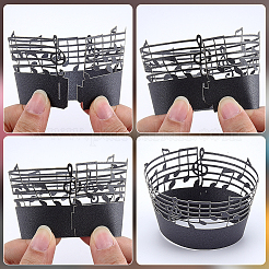 Emballages de cupcakes avec notes de musique&nbsp;AJEW-WH0871-27