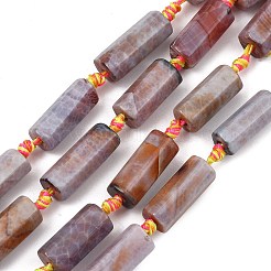 Cuentas crepitar ágata fuego natural hebras&nbsp;GG-T001-02A