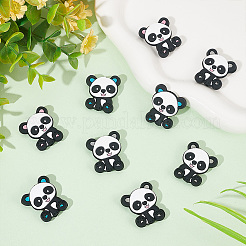 18 Stück Panda-Silikonperlen in 3 Farben&nbsp;SIL-OC0001-08