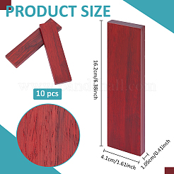 Rechteckiges Holz-Bastelzubehör&nbsp;DIY-WH0591-304B