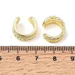 Boucles d'oreilles manchette en laiton zircon cubique micro pavé&nbsp;CU-CBAE7DF-35G