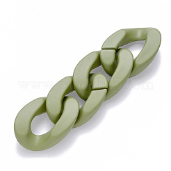 Anelli di collegamento in acrilico verniciato a spruzzo opaco&nbsp;OACR-S036-001B-I09