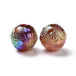 Placcatura uv perline acriliche iridescenti arcobaleno&nbsp;PACR-H003-17