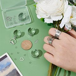 Kit para hacer anillos con dijes de diy&nbsp;DIY-UN0003-69