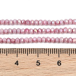 Galvanisieren Sie Unterlegscheibe-Glasperlenstränge&nbsp;GL-T021-2x2.5mm-17-24