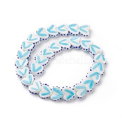 Fili di perline a lume fatti a mano a forma di cuore&nbsp;LAMP-G150-01K