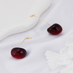 1 paio di orecchini a bottone in ottone&nbsp;EJEW-LP0004-75
