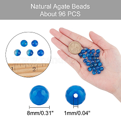 Filo di perline di agata naturale&nbsp;G-AR0003-36