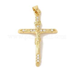 Cremagliera placcatura micro ottone spianare pendenti zirconi&nbsp;KK-P267-27G