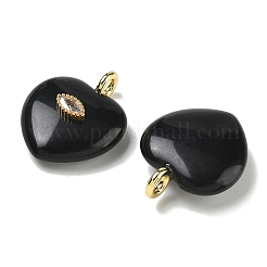 Pendentifs en obsidienne naturelle&nbsp;G-P585-03G-12