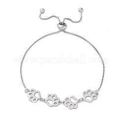 Messing-Armbänder mit Kettenschieber&nbsp;BJEW-S169-01P