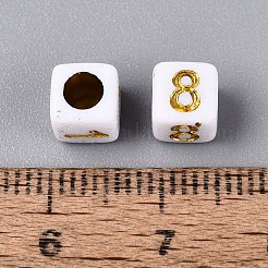 Perlas acrílicas con revestimiento al vacío de PVD&nbsp;PACR-T010-004G