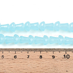 Chapelet de perles en verre baking paint&nbsp;DGLA-N007-01H