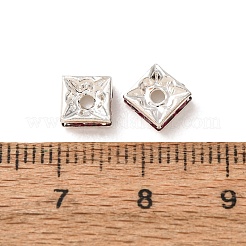 Messing Strass Zwischen perlen&nbsp;RSB6mmC07