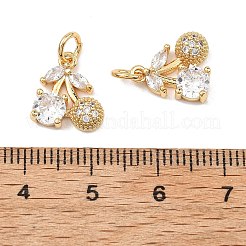 Shegrace Messing-Anhänger mit Mikropavé-Fassung aus klaren Zirkonia&nbsp;XGRQ2C850-411G