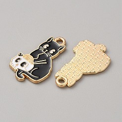 Pendentifs d'émail en alliage&nbsp;ENAM-CJC0017-03B-LG