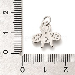 Pendentifs en laiton zircon cubique transparent&nbsp;KK-L225-039P