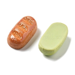 Simpatici mini cartoni animati serie cibo cabochon in resina&nbsp;CRES-I038-02B