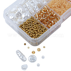Diy 10 estilo abs y cuentas acrílicas kit para hacer joyas&nbsp;DIY-N0012-05J