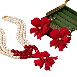 Set di gioielli con ciondolo a forma di fiore in lega&nbsp;FS-WG80176-01