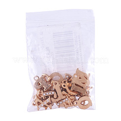 Legierung Rhinestone-Charme&nbsp;ALRI-T008-01G