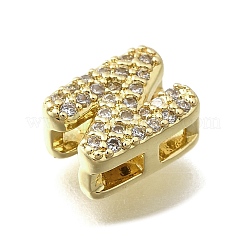 Liens multibrins en laiton avec micro pavé de zircones cubiques&nbsp;KK-D295-32G-14