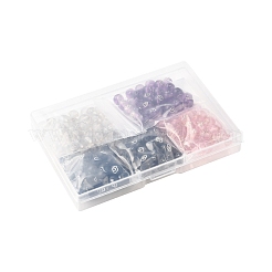 200 pièces 5 couleurs placage perles acryliques&nbsp;OACR-FS0002-03