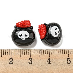 Cabochons décodés en résine sur le thème d'Halloween&nbsp;LS-RESI-C050-01K