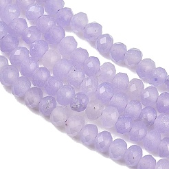 Fili di perle di giada bianca naturale tinte&nbsp;GG-CBAF9EE-A26-3x4mm