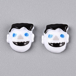 Leuchtende Decoden-Cabochons aus Kunstharz mit Halloween-Motiv&nbsp;LS-CRES-T026-01F