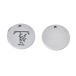 Breloques en acier inoxydable 304 anti-ternissement&nbsp;STAS-T059-26P-T