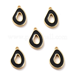 Ciondoli smaltato in ottone&nbsp;KK-P207-001G-RS