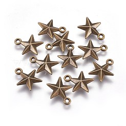 Tibetischer stil Aluminium Anhänger & Charms&nbsp;LS-TIBE-ZN61909-AB-FF