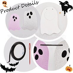 Halloween-Thema-Geister-Papierschlange zum Aufhängen&nbsp;DIY-WH20014-02B