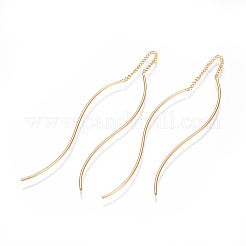 Orecchini pendenti in acciaio inossidabile 304&nbsp;EJEW-L230-08G