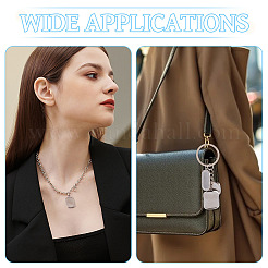 6 pièce 6 styles de pendentifs cabochons en acier inoxydable 304&nbsp;STAS-TA0005-71P