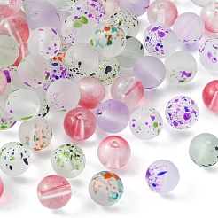 100pcs 5 Farben Glasperlen&nbsp;GLAA-FS0001-41