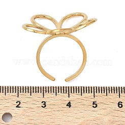 Offene Manschettenringe aus Edelstahl 304 für Damen&nbsp;LS-RJEW-P180-04G