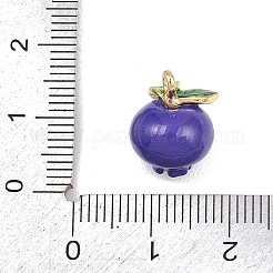 Ciondoli in lega di frutta smaltati&nbsp;ENAM-P264-02B-G