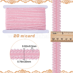 20 m Polyester-Stretch-Spitzenband mit Rüschenrand&nbsp;OCOR-GF0003-37C