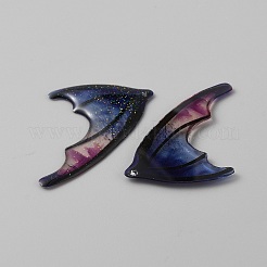 Pendentifs en poudre de paillettes de résine translucide&nbsp;X1-RESI-TAC0018-18E