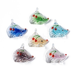 Handgefertigte Murano Glas-Anhänger&nbsp;LAMP-R106-M4-B