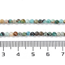 Fili di perle naturali di turchese africano (diaspro)&nbsp;G-N342-29A