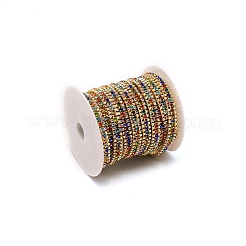 Chaînes de strass strass en alliage de zinc&nbsp;FIND-TAC0011-01