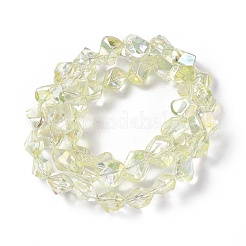 Perline di vetro placcato arcobaleno pieno&nbsp;EGLA-Q066-FR02