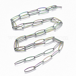 Chaînes à trombones en acier inoxydable 304 avec placage ionique (IP)&nbsp;CHS-S006-JN958-3