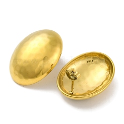 Pendientes ovalados de acero inoxidable 304 con revestimiento iónico (IP)&nbsp;EJEW-D281-16G