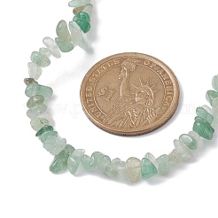 Collier de perles en aventurine verte naturelle&nbsp;NJEW-JN04615-14