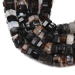 Filo di perline di agata naturale&nbsp;G-G345-C36-2x4mm