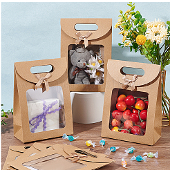 Sacchetti regalo rettangolari in carta kraft&nbsp;ABAG-WH0038-26A